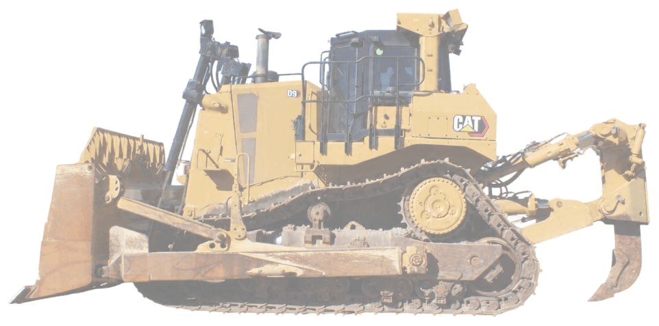 Side View of a bulldozer