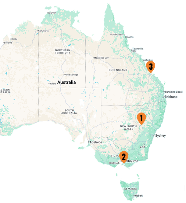 Nationwide Locations Map
